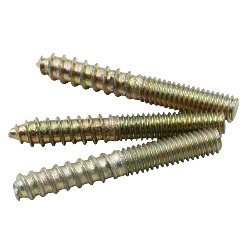 Hitefu 20PCS Hanger Bolts, M4 Double Ended Screws 1.18"(30mm) Length, M4 Dowel Screw for Wood Furniture, with (M4x0.7mm) Hanger Bolt Driver - Image 4